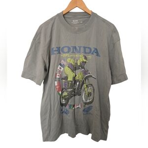 Hollister Gray Honda Graphic Tee Large